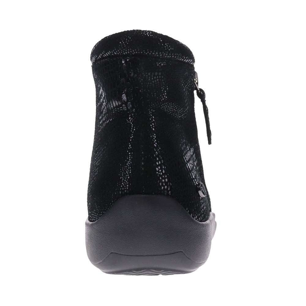 Salzburg Zip Ankle Boot - Black Lizard