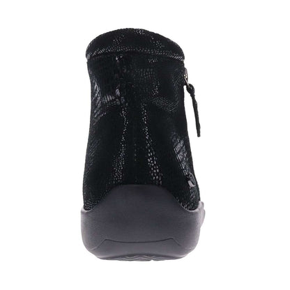 Salzburg Zip Ankle Boot - Black Lizard