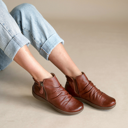 Salzburg Zip Ankle Boot - Mocha