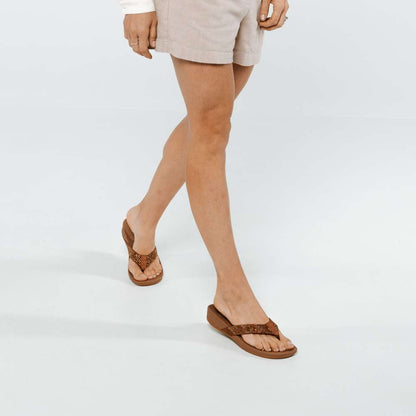 Allora Toe Post Sandal - Bronze