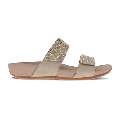 Avoca Slide Sandal - Champagne