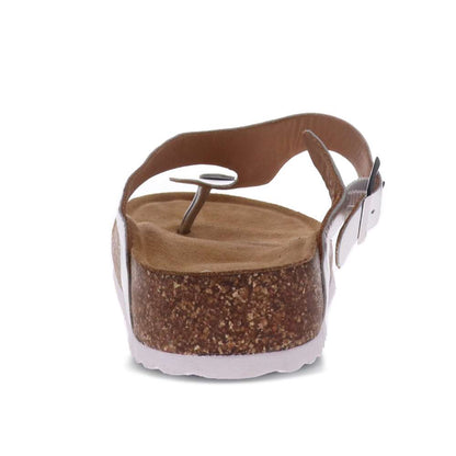 Brooke Toe Post Sandal - Pewter