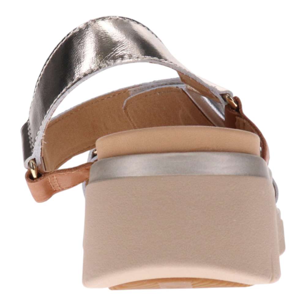 Candice Sandal - Soft Gold/Silver Multi