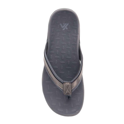 Focus Women's Toe Post Sandal - Pewter Metallic