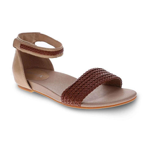 Moira Flat Sandal - Beige