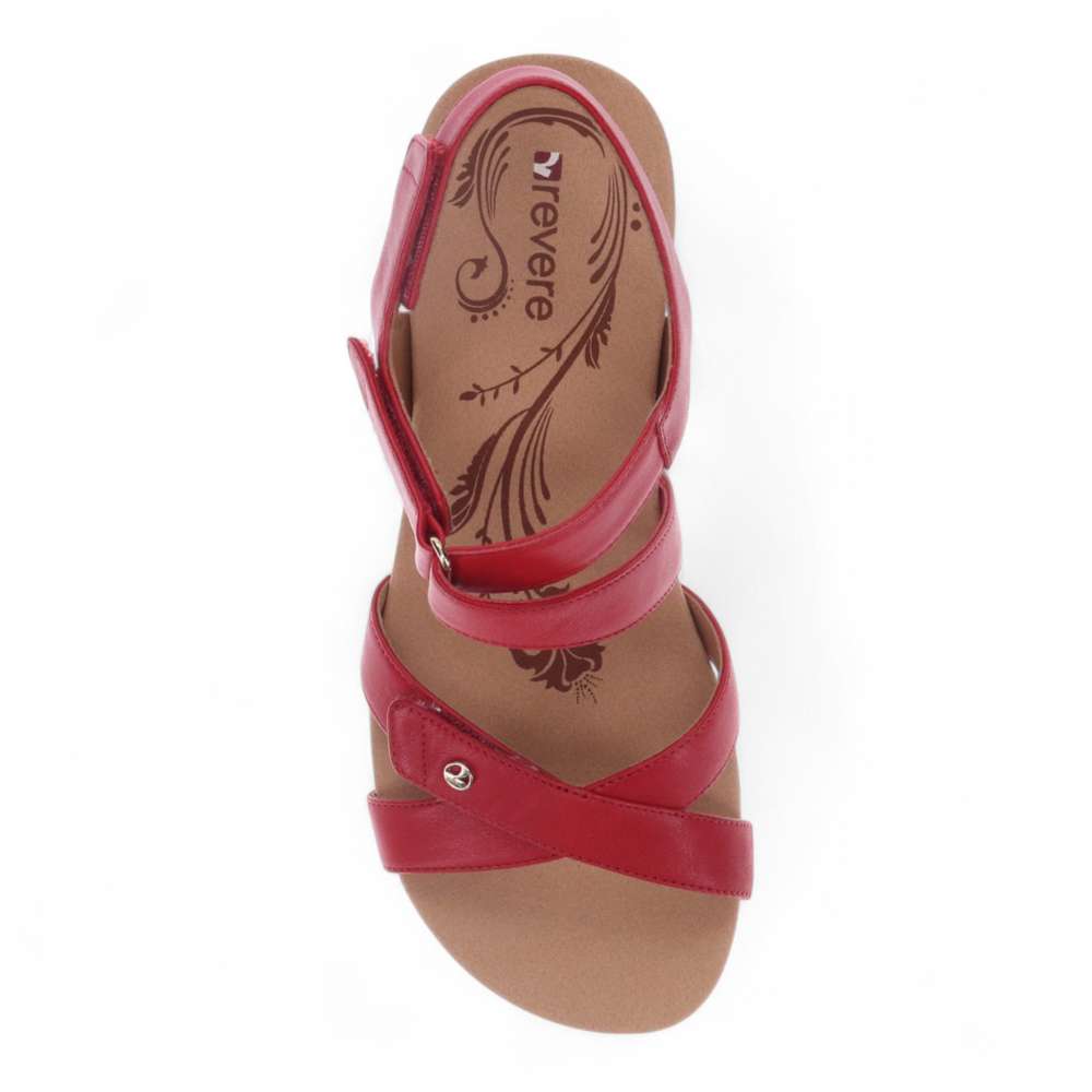 Casablanca Wedge - Ruby Red