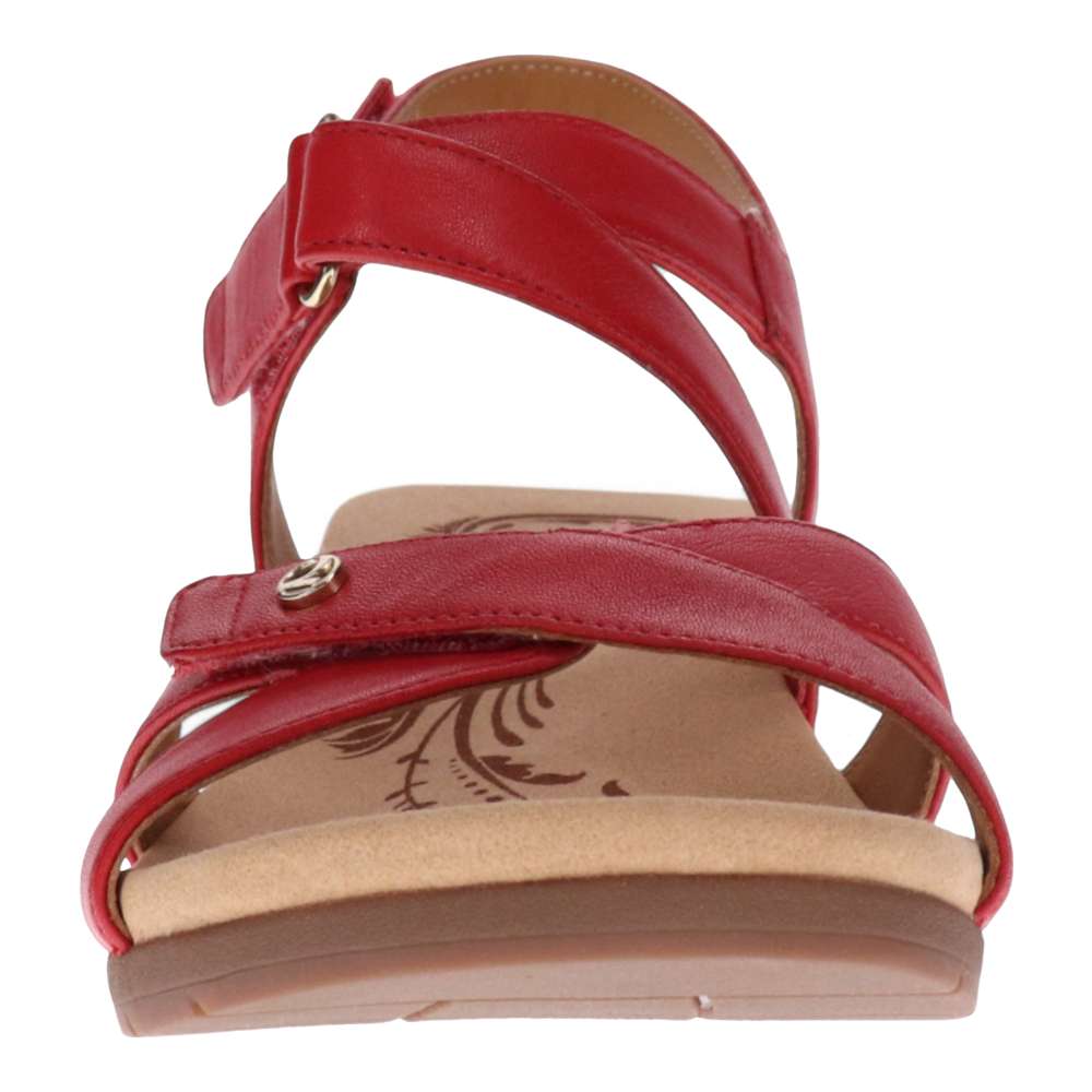 Casablanca Wedge - Ruby Red