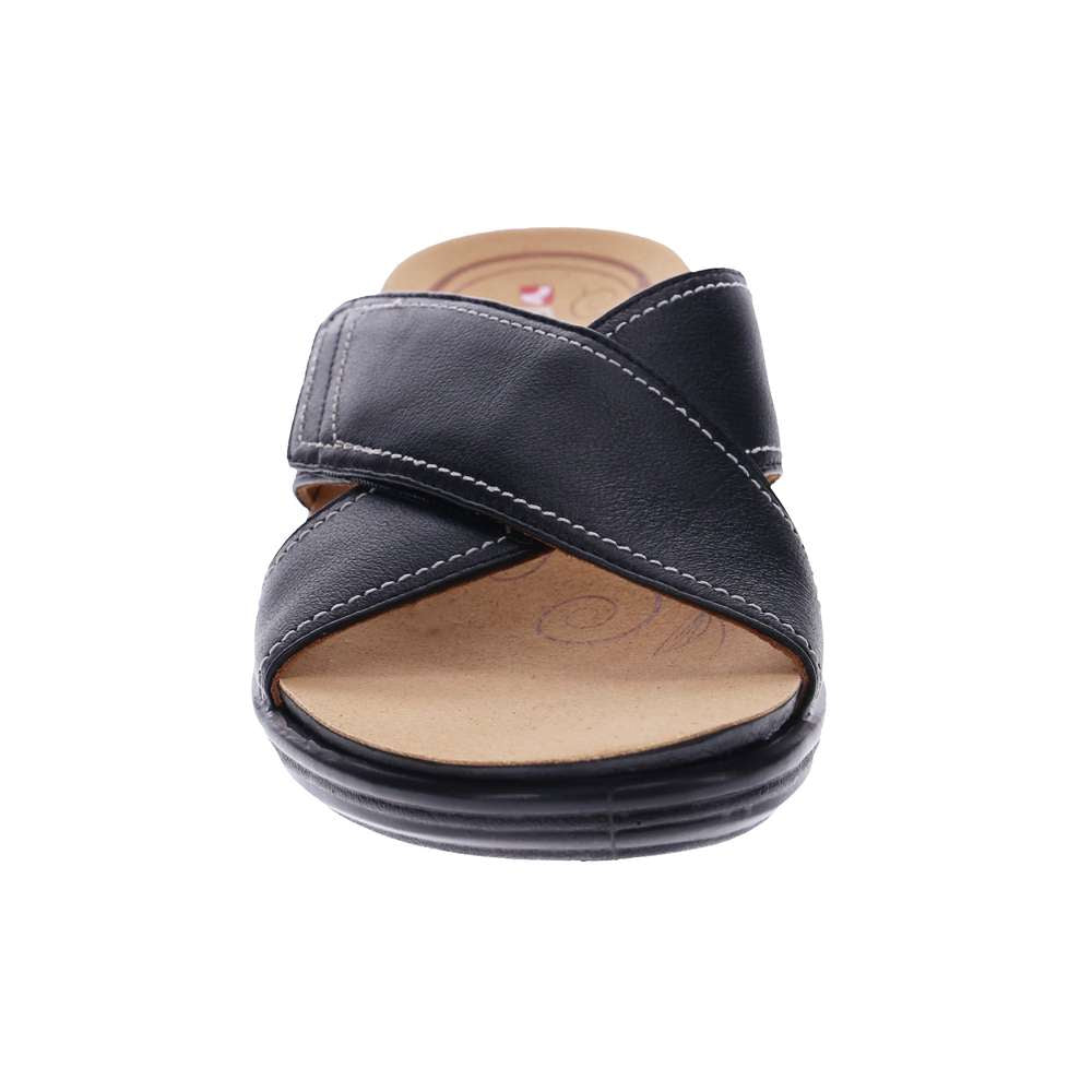 Denia Slide - Black French