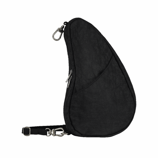 Textured Nylon Backpack - Black