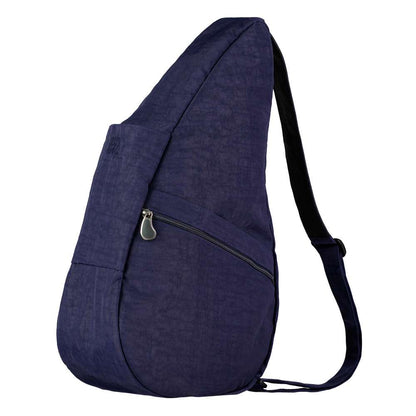 Textured Nylon Backpack - Blue Night