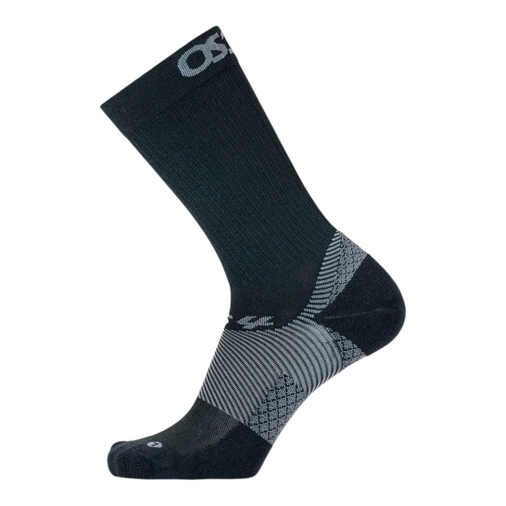 Crew Plantar Fasciitis Compression Sock (FS4) - Black