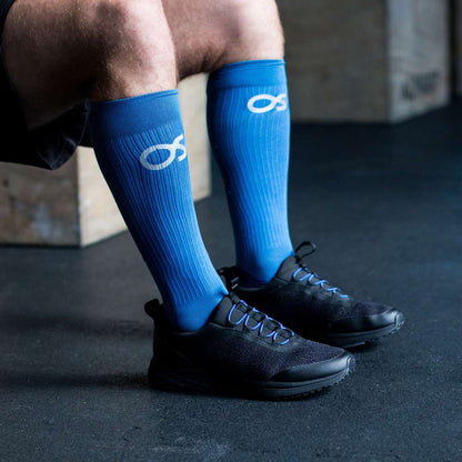 Compression Bracing Socks (FS4+) - Blue