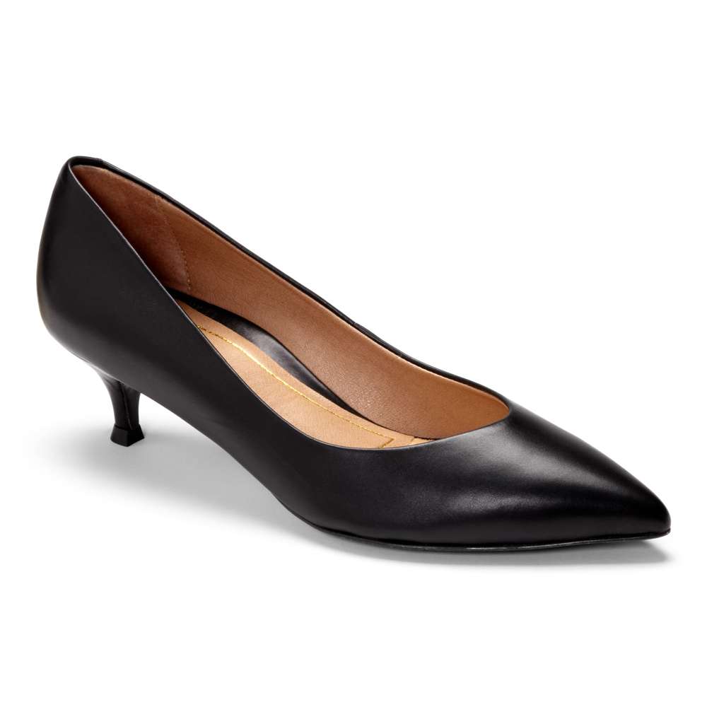 Josie Kitten Heel - Black