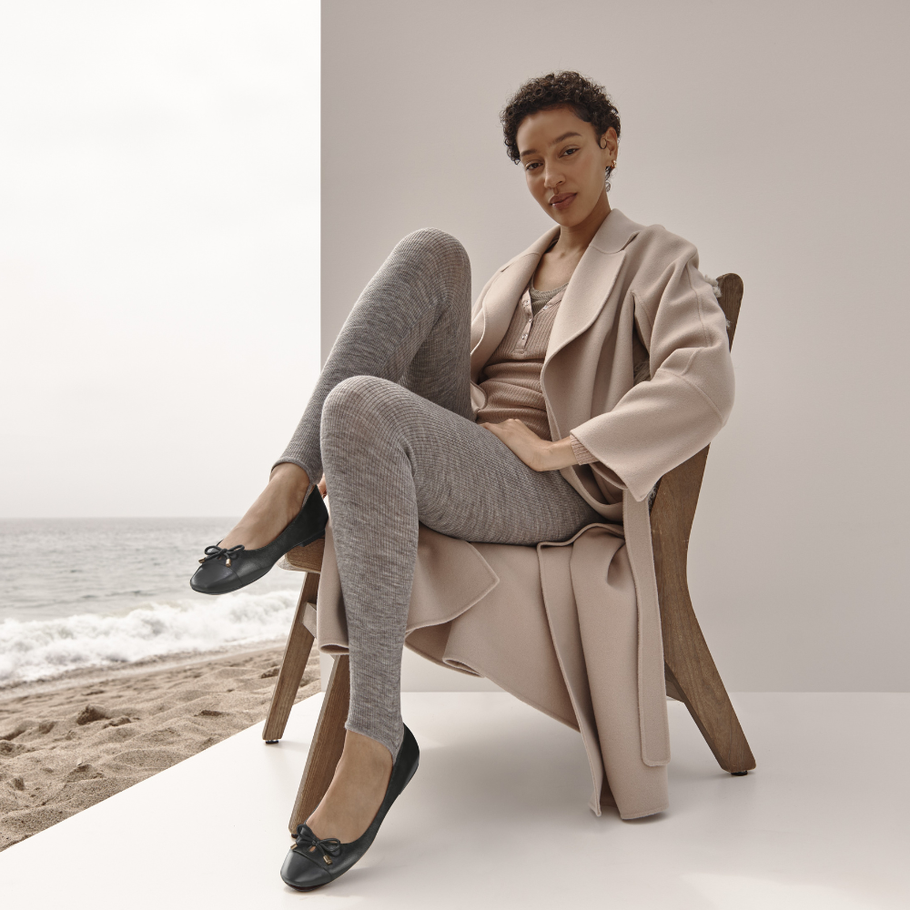 Klara Ballet Flat - Black Leather