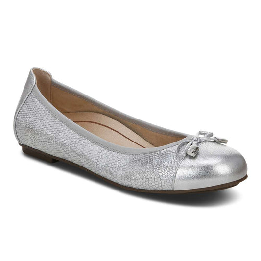Minna Ballet Flat - Silver Snake