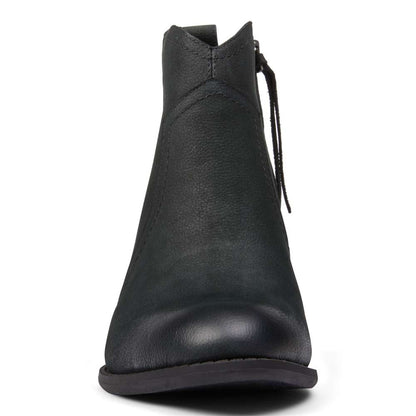 Raina Heeled Ankle Boot - Black