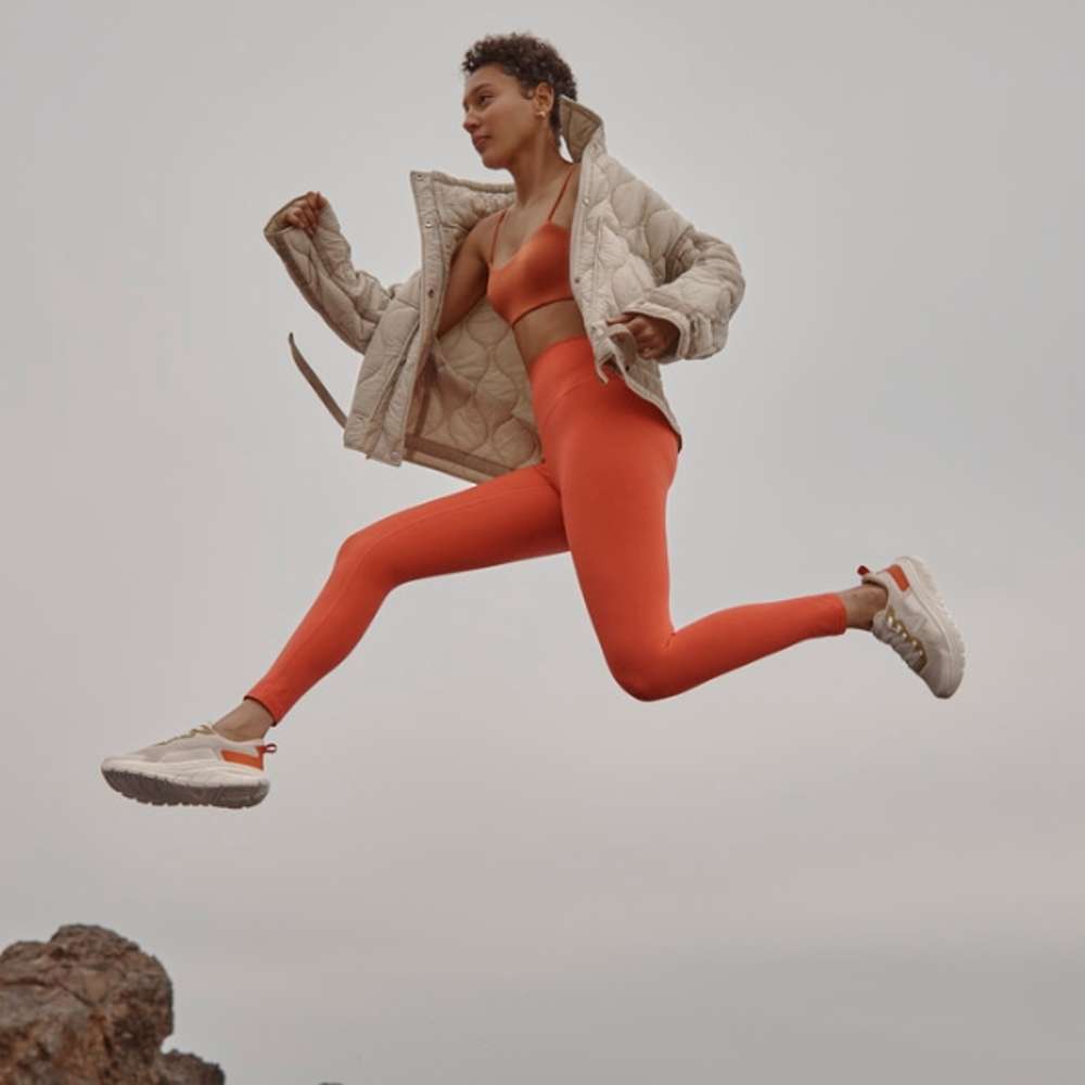 Walk Max Lace Up Sneaker - Tangerine