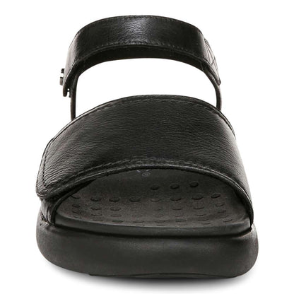 Awaken Recovery Sandal - Black Leather