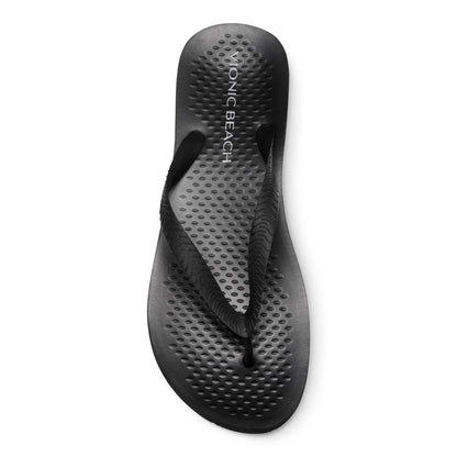 Beach Manly Toe Post Sandal - Black