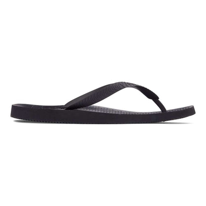 Beach Manly Toe Post Sandal - Black Map