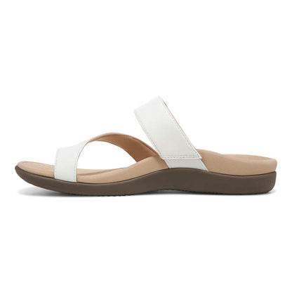 Morgan Slide Sandal - White