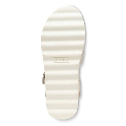 Reyna Flatform Sandal - Cream