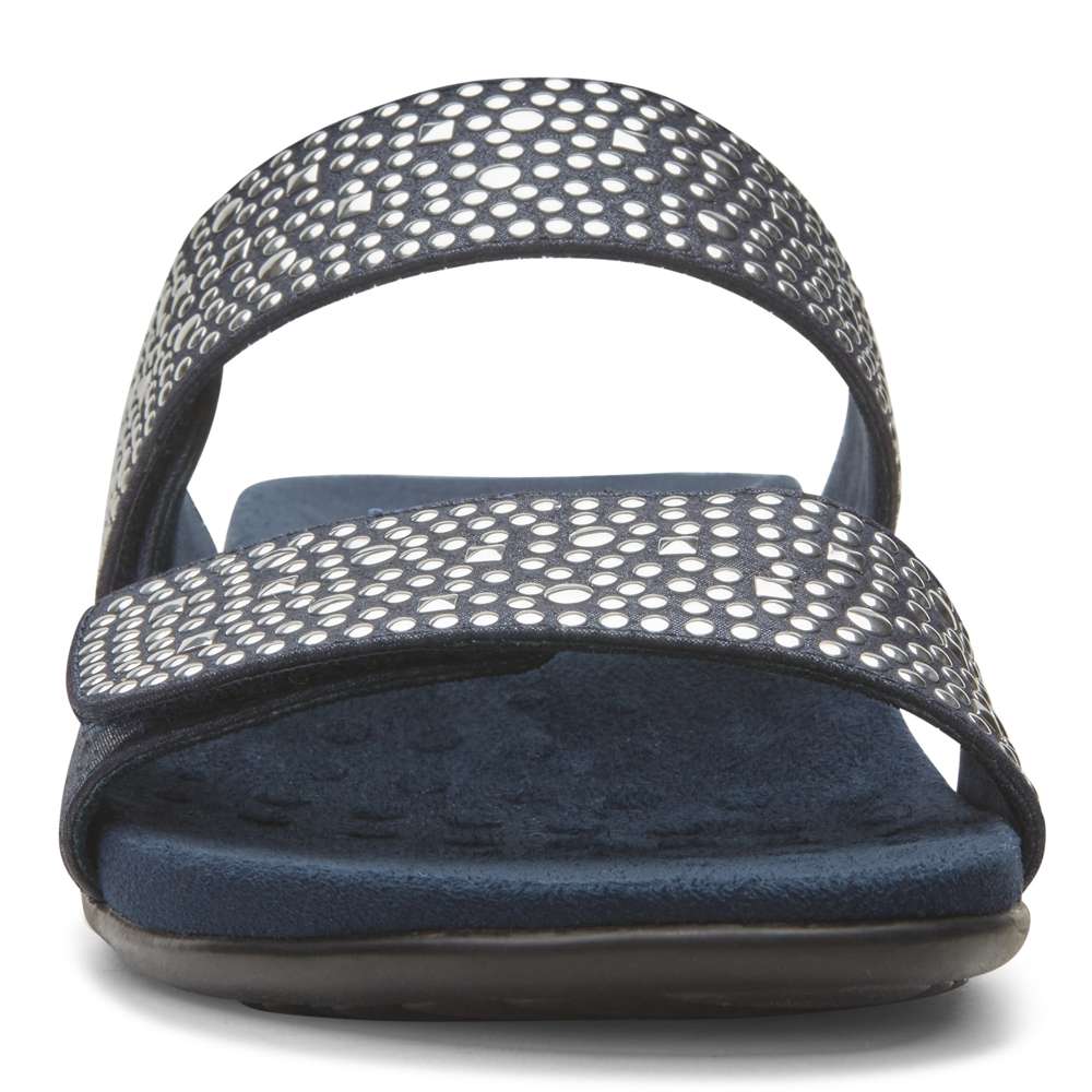 Samoa Slide Sandal - Navy