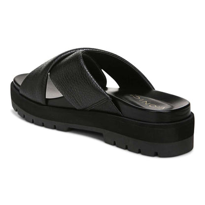 Vesta Flatform Lug Sandal - Black