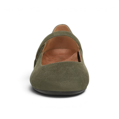 Alameda Mary-Jane Flat - Olive