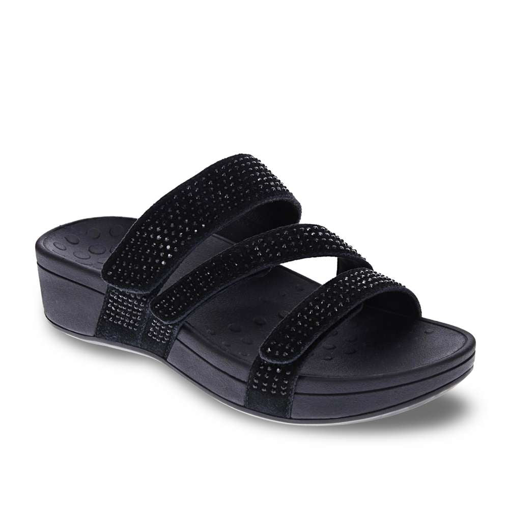 Alexis Platform Sandal - Black