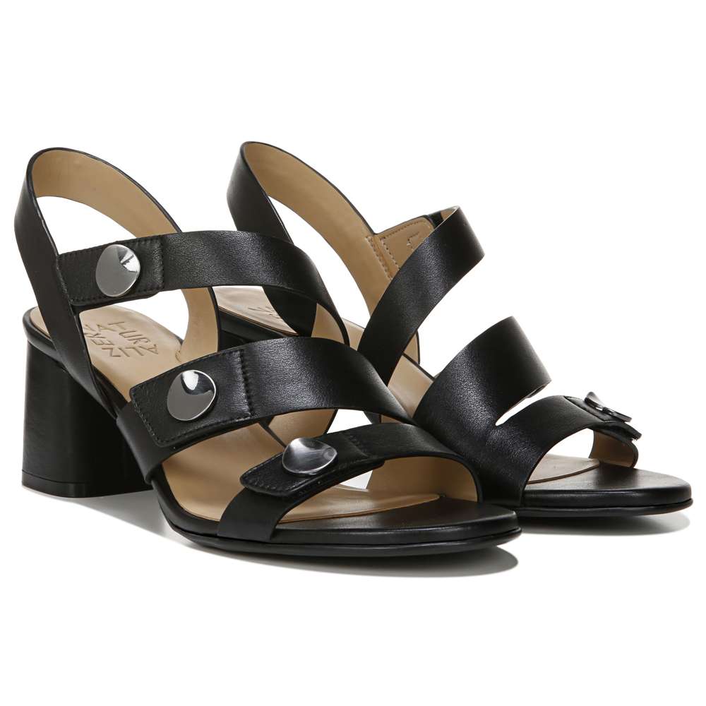 Alicia Heeled Sandal - Black