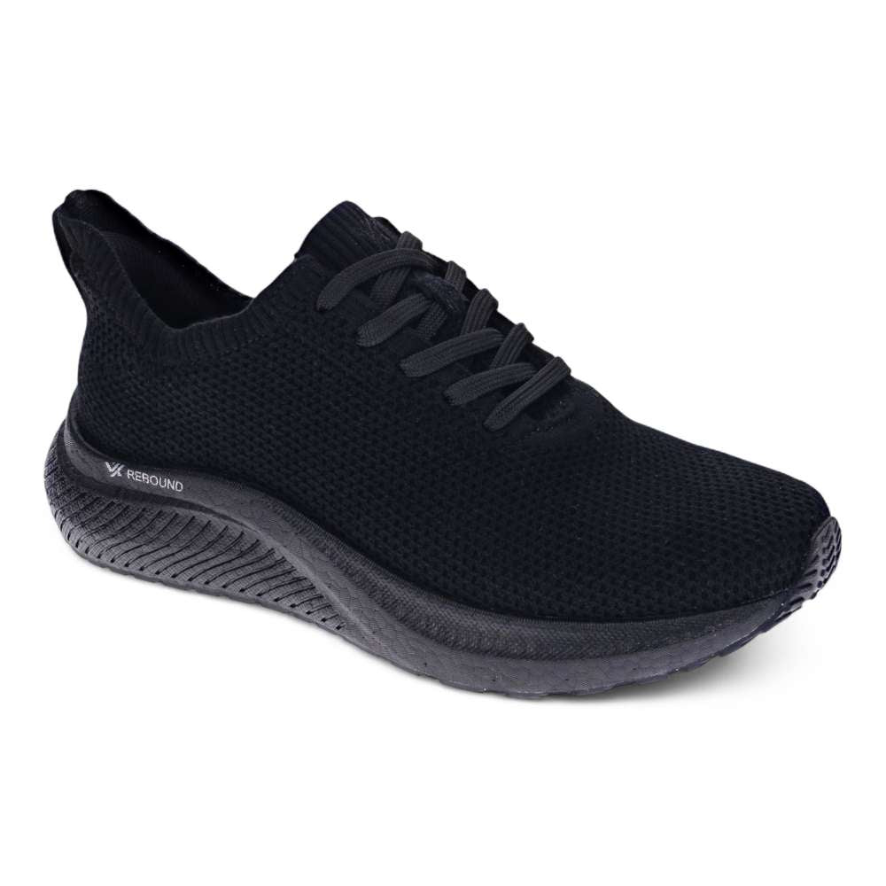 Allure Lace-Up Active Sneaker - Black