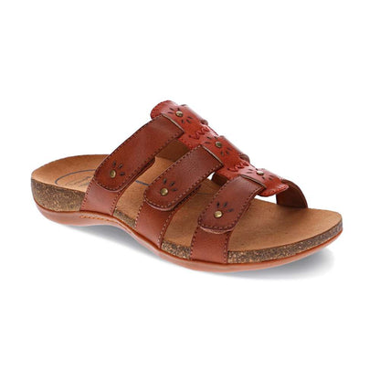 Andrea Slide - Tangerine/Tan