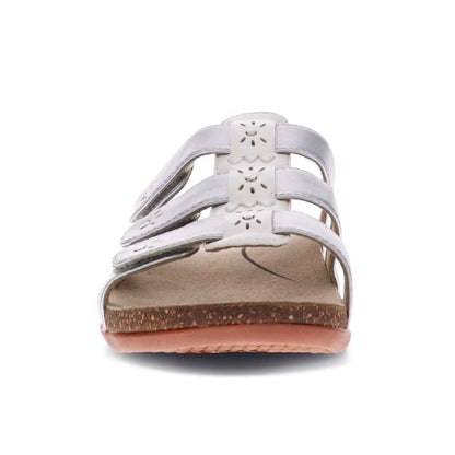 Andrea Slide - White Metallic