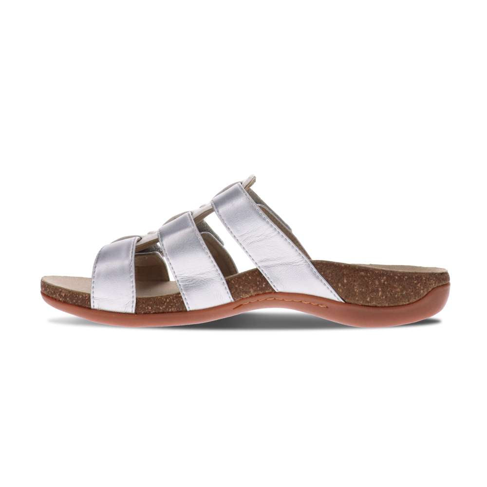 Andrea Slide - White Metallic