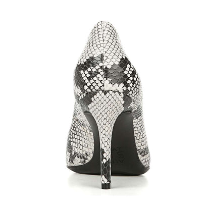 Anna Pump - Black/White Snake