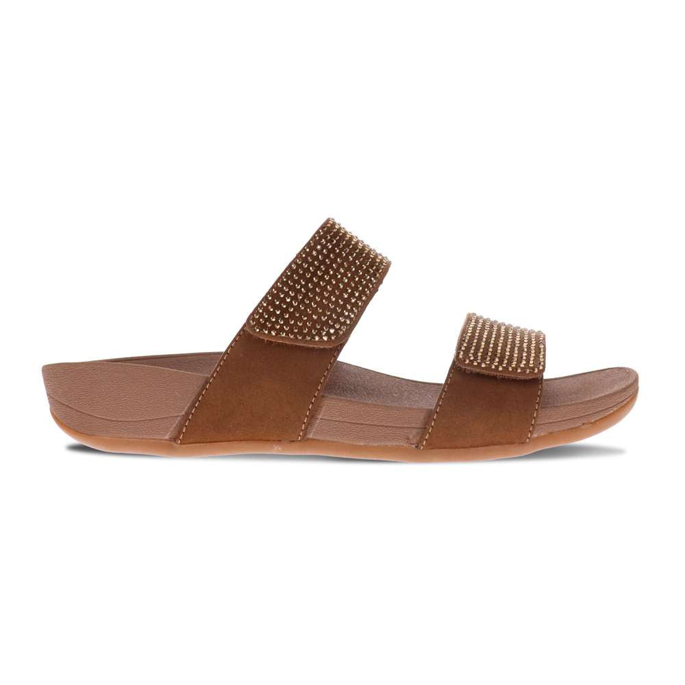 Avoca Slide - Bronze Rhines Stone