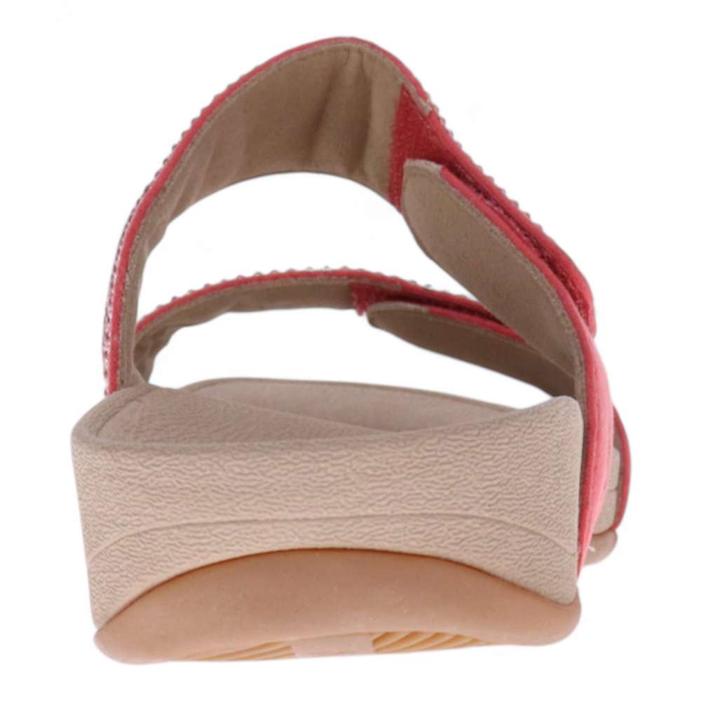 Avoca Slide - Coral Rhinestone