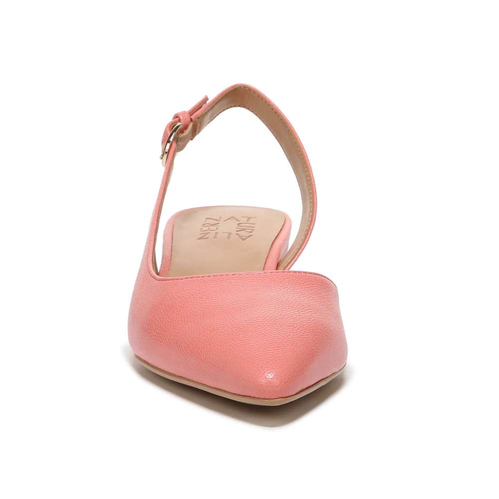 Banks Slingback Heeled Sandal - Coral Peach