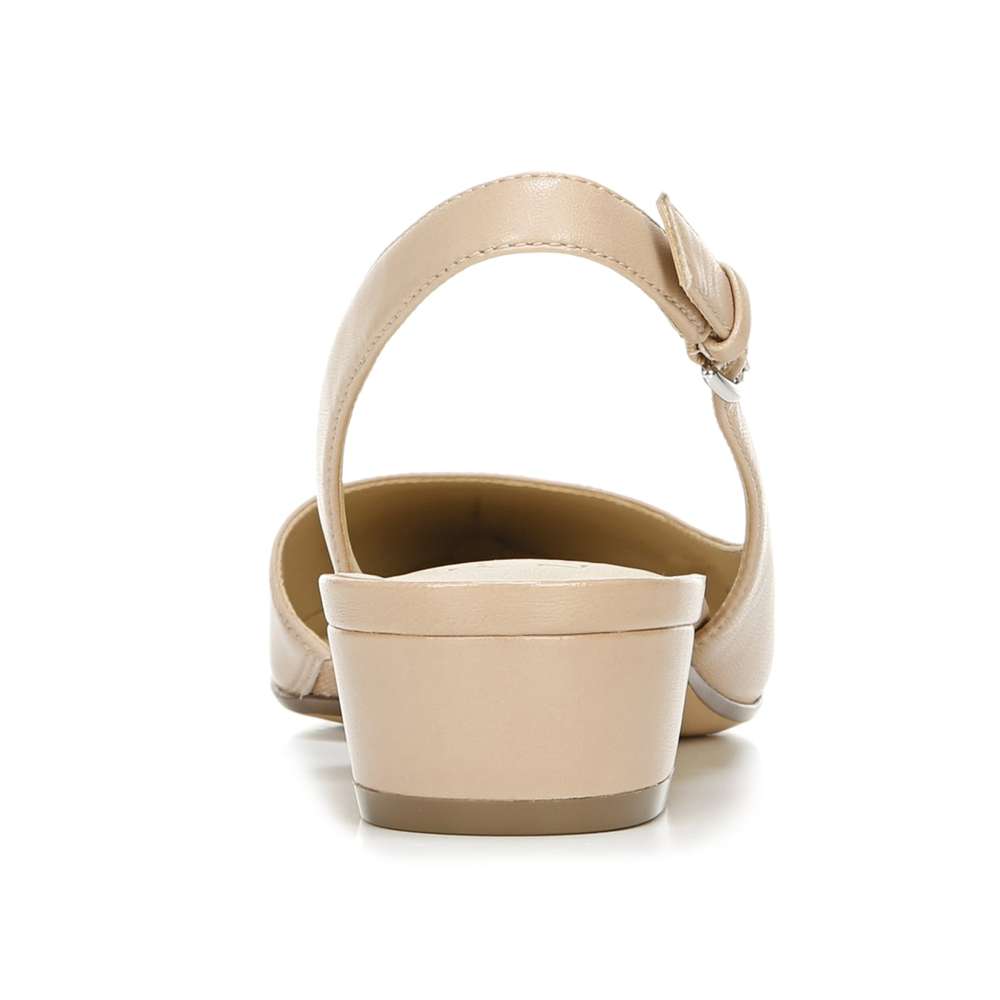 Banks Slingback Heeled Sandal - Creme Brulee