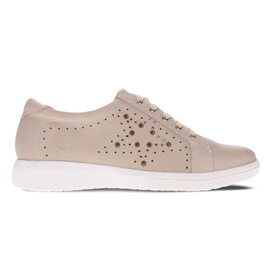 Basha Lace-Up Casual Sneaker - Beige