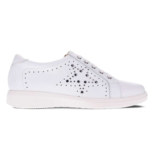 Basha Lace-Up Casual Sneaker - White