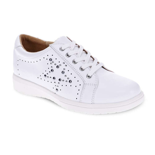 Basha Lace-Up Casual Sneaker - White