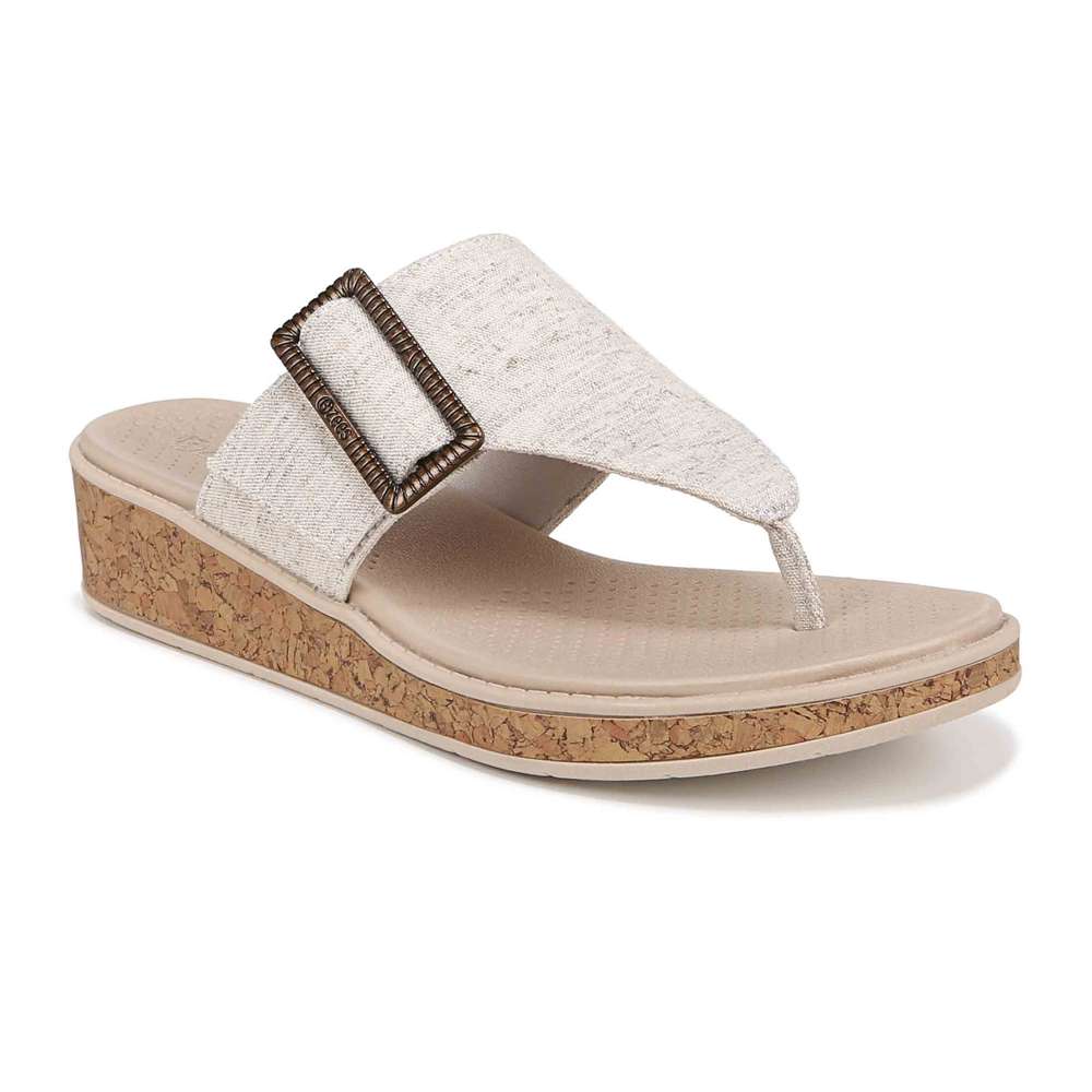 Bay Wedge Sandal - Natural