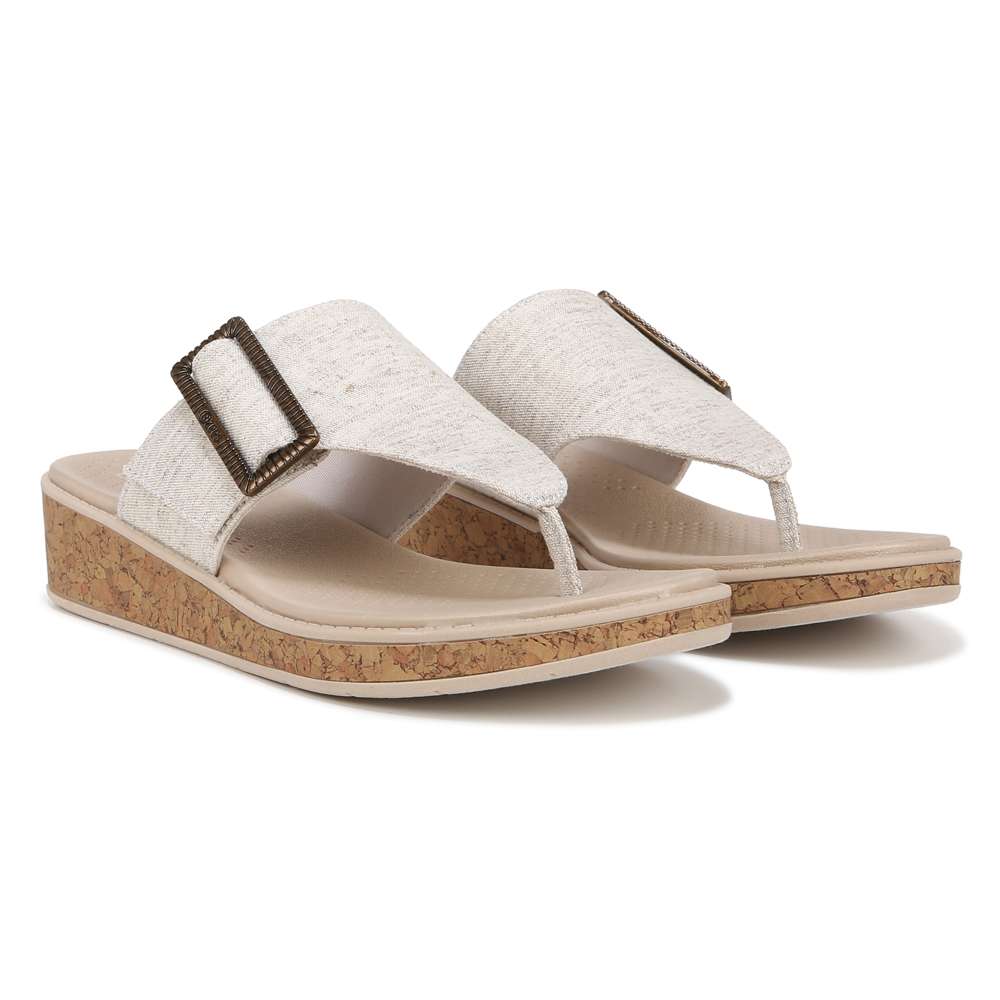 Bay Wedge Sandal - Natural