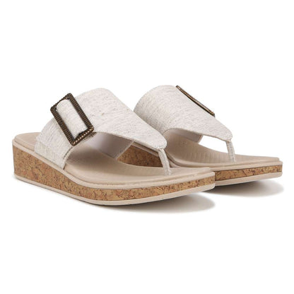 Bay Wedge Sandal - Natural