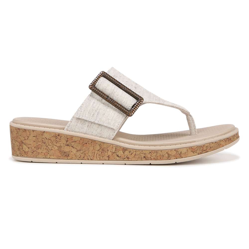 Bay Wedge Sandal - Natural