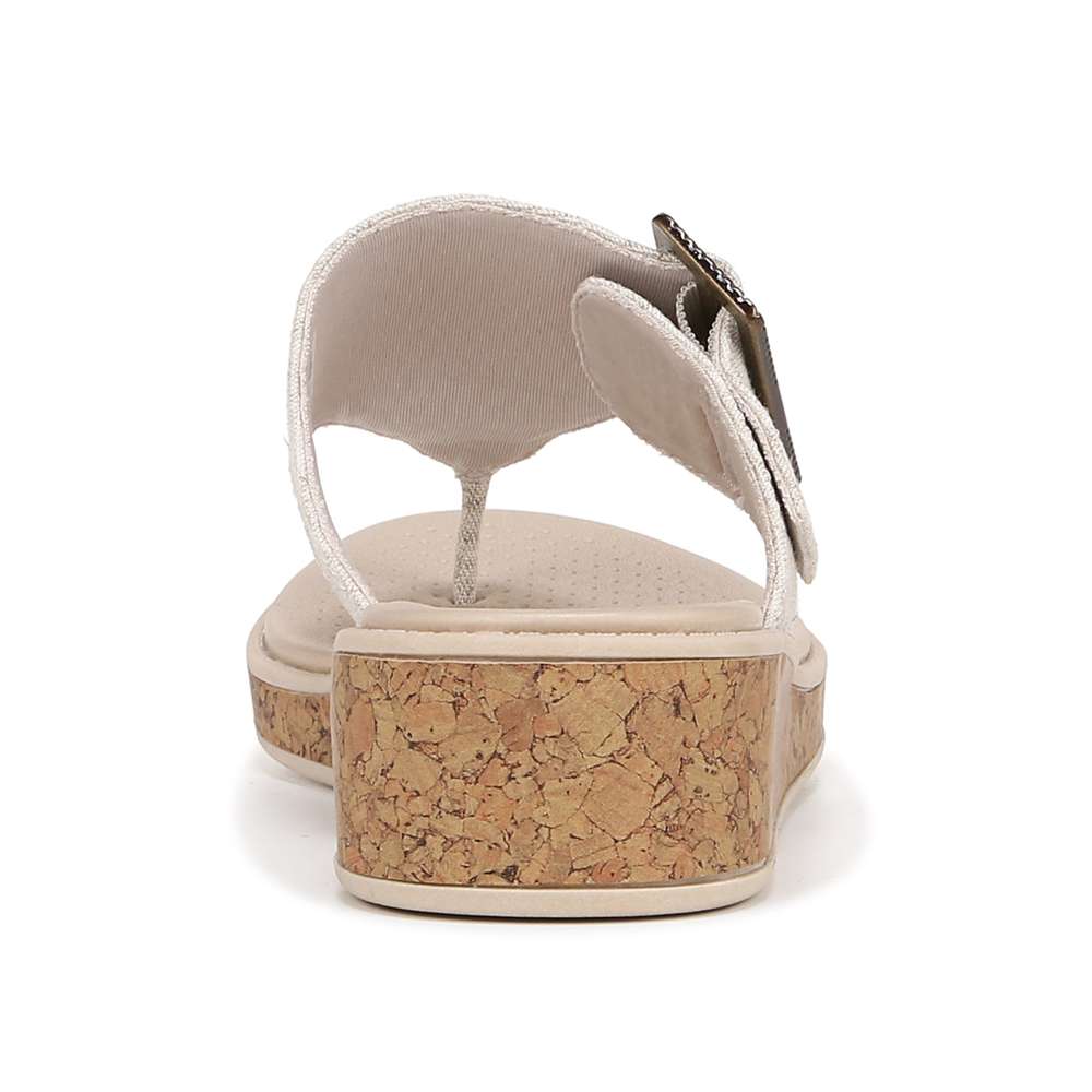 Bay Wedge Sandal - Natural