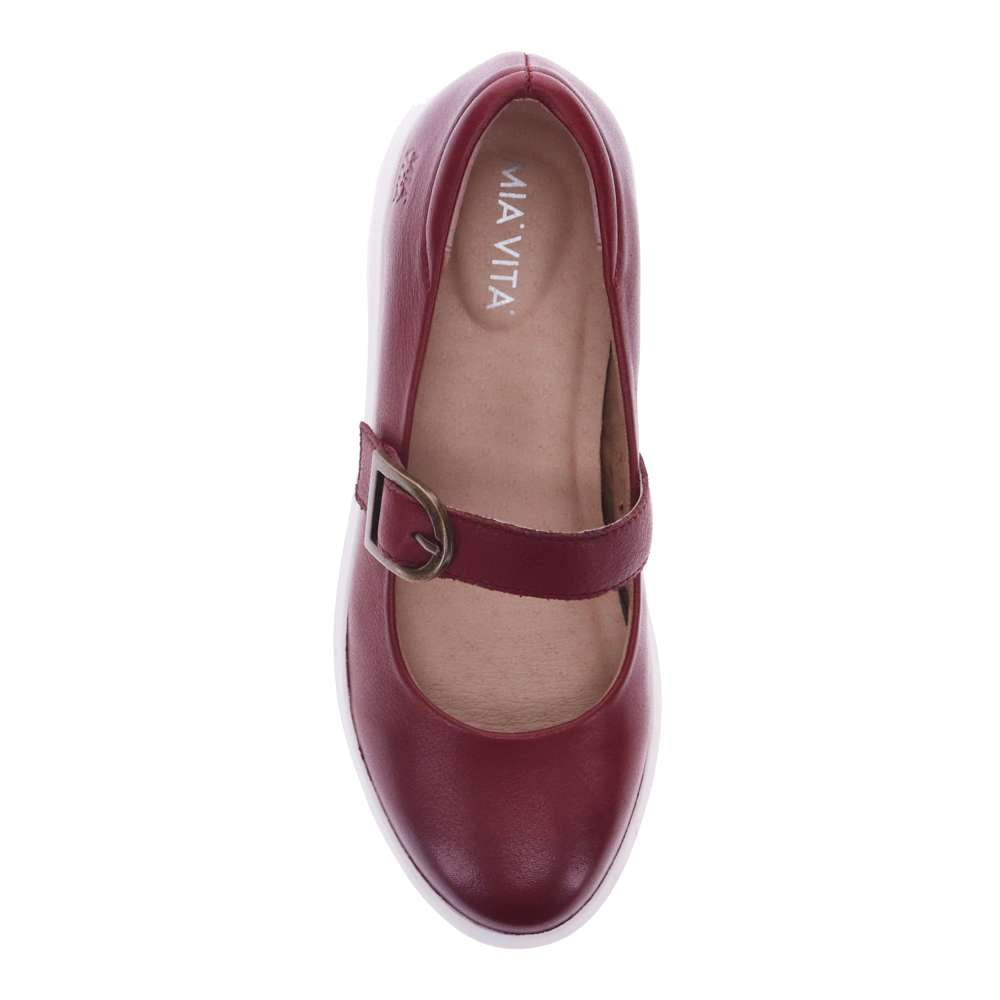 Besty Mary-Jane - Burgundy