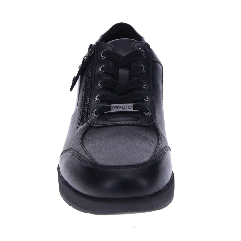 Boston Zip Casual Sneaker - Black French
